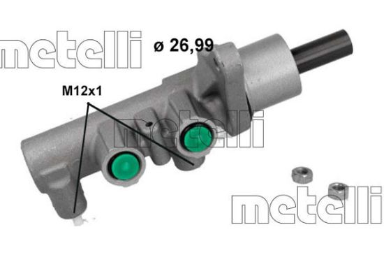 Obrázok Hlavný brzdový válec METELLI  051248