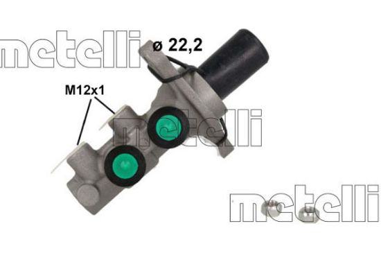 Obrázok Hlavný brzdový válec METELLI  051249