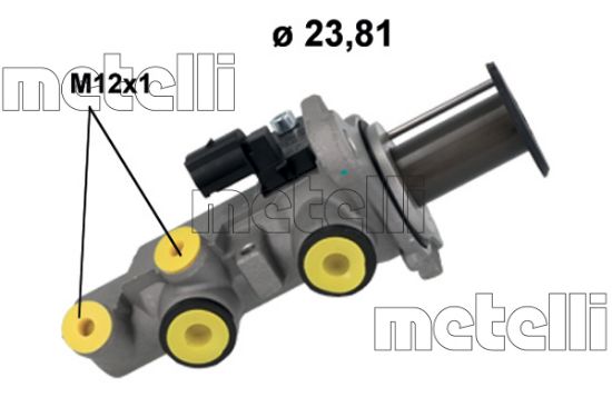Obrázok Hlavný brzdový válec METELLI  051250