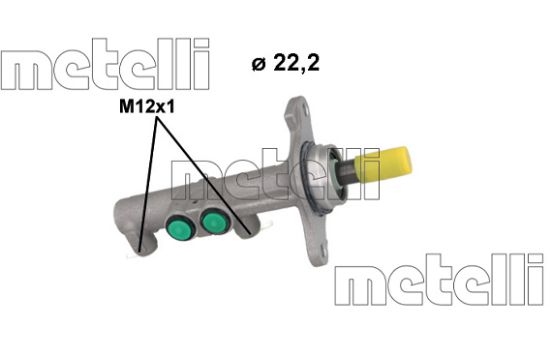 Obrázok Hlavný brzdový válec METELLI  051267