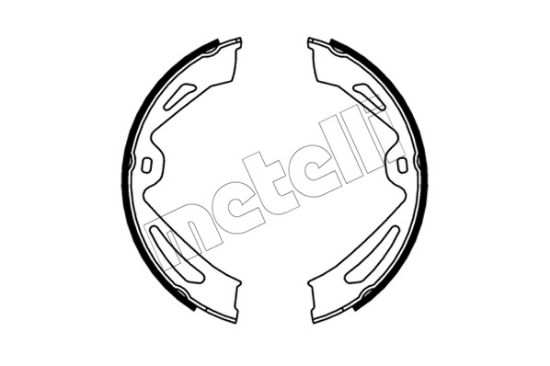 Obrázok Sada brzd. čeľustí parkov. brzdy METELLI  530726