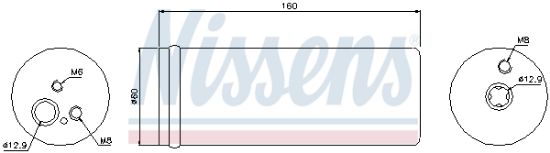 Obrázok vysúżač klimatizácie NISSENS  95171