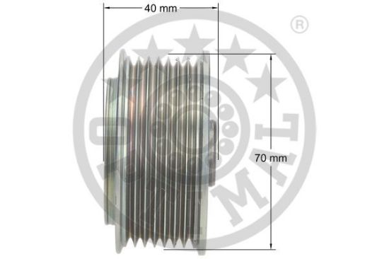 Obrázok Voľnobeżka alternátora OPTIMAL  F51136