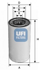 Obrázok Olejový filter UFI  2330200