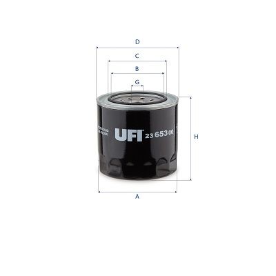 Obrázok Olejový filter UFI  2365300