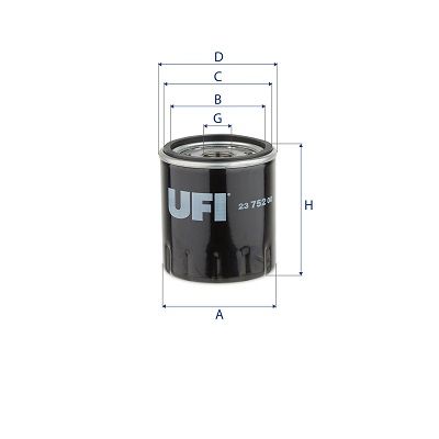 Obrázok Olejový filter UFI  2375200