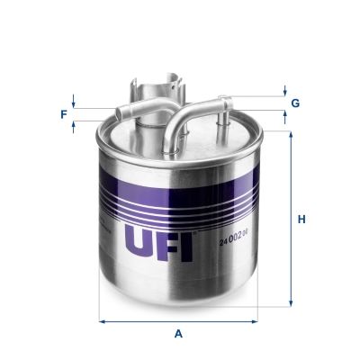 Obrázok Palivový filter UFI  2400200