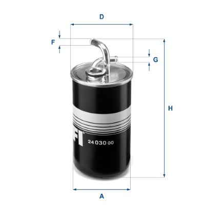 Obrázok Palivový filter UFI  2403000