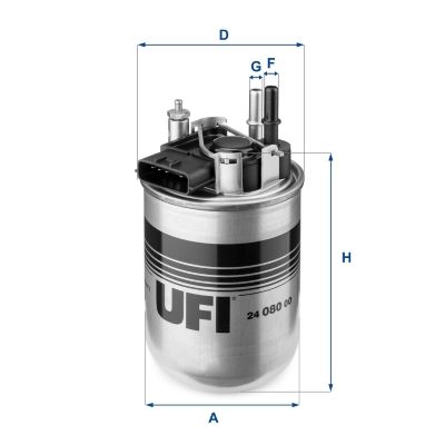 Obrázok Palivový filter UFI  2408000