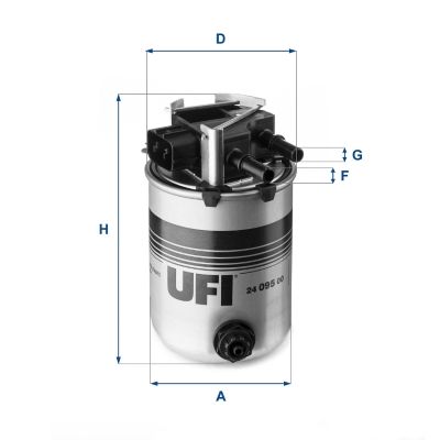 Obrázok Palivový filter UFI  2409500