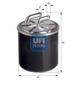 Obrázok Palivový filter UFI  2412600