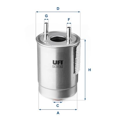 Obrázok Palivový filter UFI  2414700