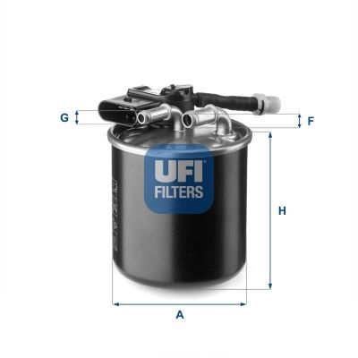Obrázok Palivový filter UFI  2415100