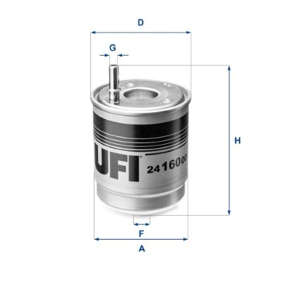 Obrázok Palivový filter UFI  2416000