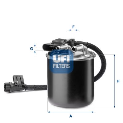 Obrázok Palivový filter UFI  2419300