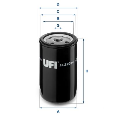 Obrázok Palivový filter UFI  2432300