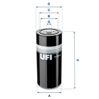 Obrázok Palivový filter UFI  2433600