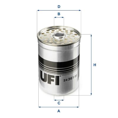 Obrázok Palivový filter UFI  2436100