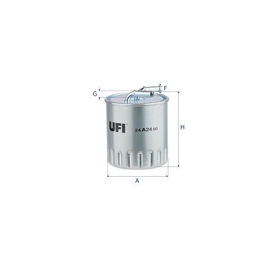 Obrázok Palivový filter UFI  24A2400