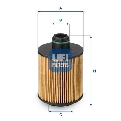 Obrázok Olejový filter UFI  2506100