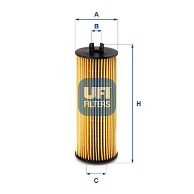 Obrázok Olejový filter UFI  2524800