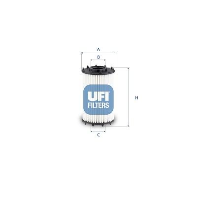 Obrázok Olejový filter UFI  2525900