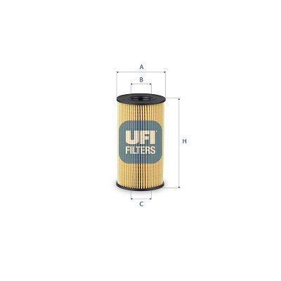 Obrázok Olejový filter UFI  2526700