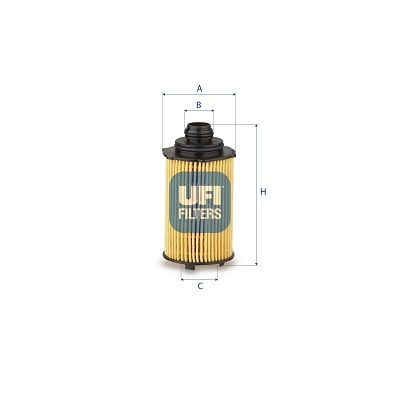 Obrázok Olejový filter UFI  2527600