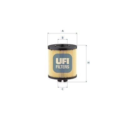 Obrázok Olejový filter UFI  2528300