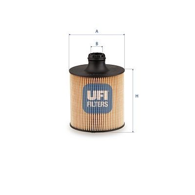 Obrázok Olejový filter UFI  2528400