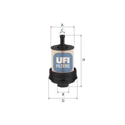 Obrázok Olejový filter UFI  2528500