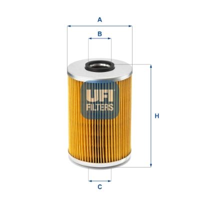 Obrázok Olejový filter UFI  2553900