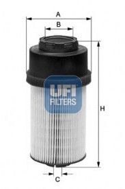 Obrázok Palivový filter UFI  2600900
