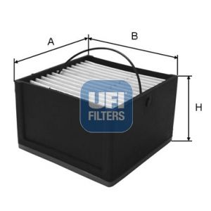 Obrázok Palivový filter UFI  2606200