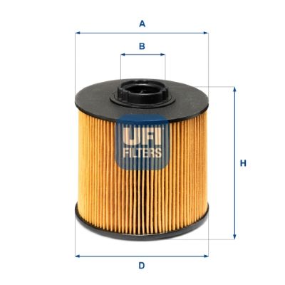 Obrázok Palivový filter UFI  2614900