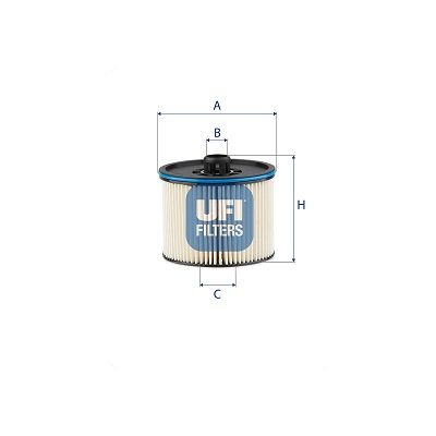 Obrázok Palivový filter UFI  2619500
