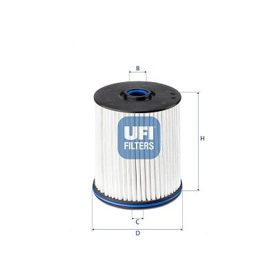 Obrázok Palivový filter UFI  26E2X02