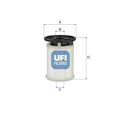 Obrázok Palivový filter UFI  26H2O06