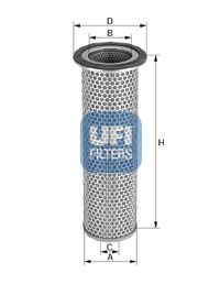 Obrázok Filter sekundárneho vzduchu UFI  2789400
