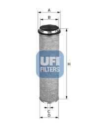 Obrázok Vzduchový filter UFI  2713000
