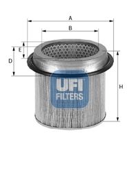 Obrázok Vzduchový filter UFI  2717100
