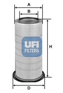 Obrázok Vzduchový filter UFI  2727700