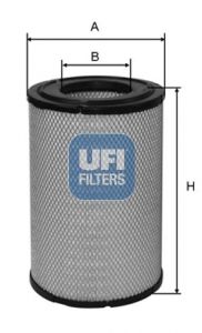 Obrázok Vzduchový filter UFI  2728400