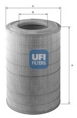 Obrázok Vzduchový filter UFI  2735700