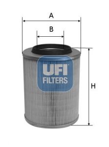 Obrázok Vzduchový filter UFI  2764700