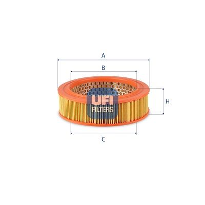 Obrázok Vzduchový filter UFI  2772000