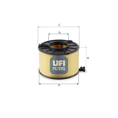 Obrázok Vzduchový filter UFI  27G1000