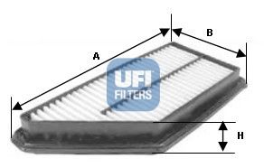 Obrázok Vzduchový filter UFI  3023700