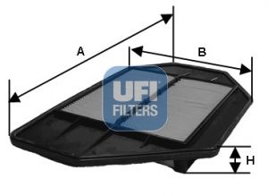 Obrázok Vzduchový filter UFI  3036000