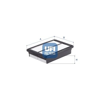 Obrázok Vzduchový filter UFI  30D2000